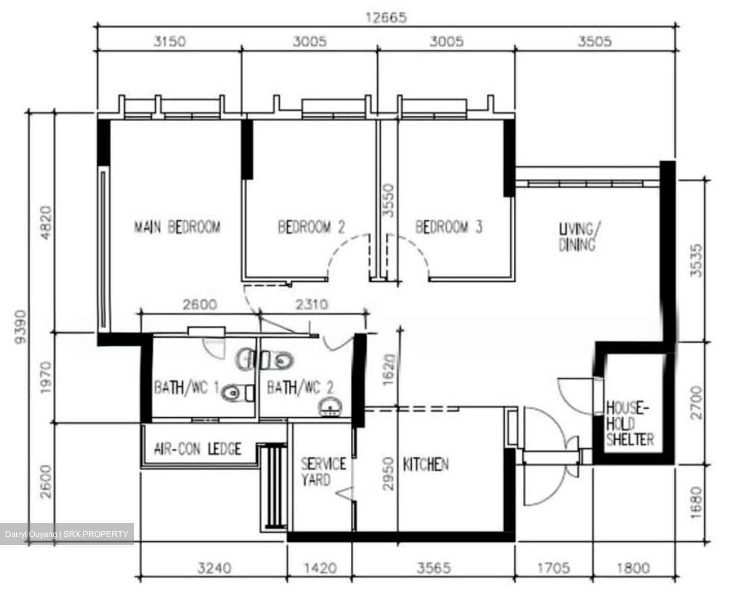 Blk 105B Alkaff Vista (Toa Payoh), HDB 4 Rooms #554424541
